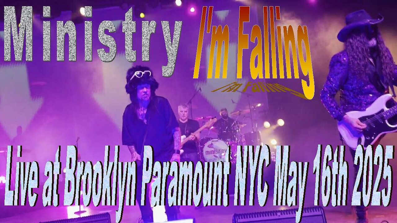 Ministry - I'm Falling (Live at Brooklyn Paramount NYC May 16th 2025)