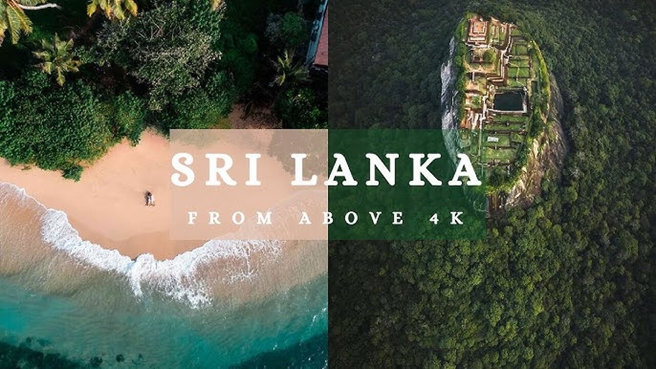 Sri Lanka from above - Cinematic aerial travel