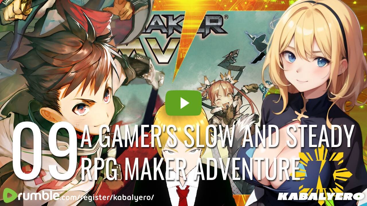🔴 [09] A Gamer's Slow and Steady RPG Maker Adventure 🎮 Live via Rumble Studio