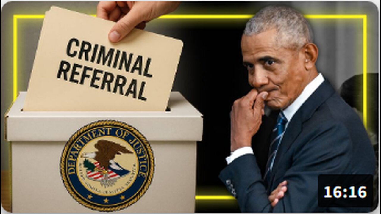 Justice Department Receives Tulsi Gabbard's Criminal Referral on Russia Hoax Docs Implicating Obama