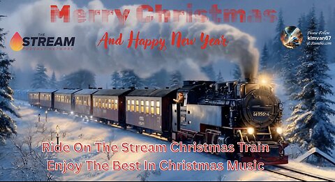Come Ride The Stream Christmas Train, Old time train, Old Time Christmas Music Like It Should be