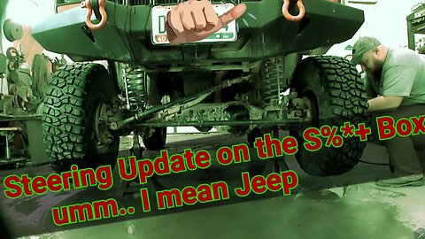 Trading Out the Steering From Y-Link to Crossover on Our Jeep Cherokee.