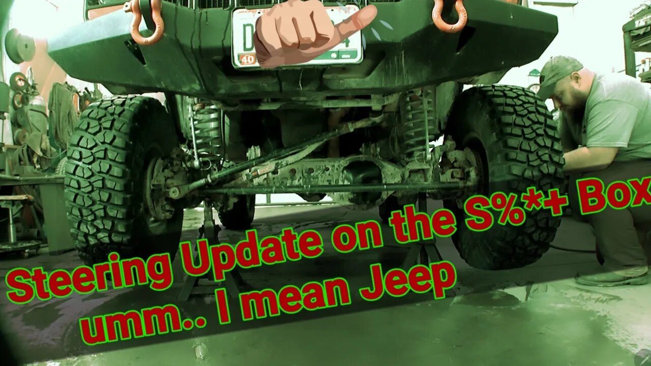 Trading Out the Steering From Y-Link to Crossover on Our Jeep Cherokee.