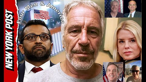 4 Men & America Episode 41 Continued, Rants, & Epstein Saga, what is really going on?