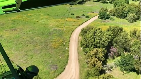 Barshski landing his Super Falcon 4 at Dunlap Canyon Retreat LZ.