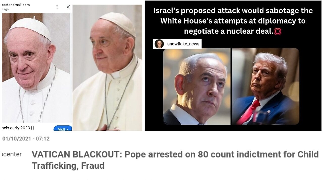 #PopeFrancis exit story, more #Trump #Israel fallout, another dem crime family exposed, and more
