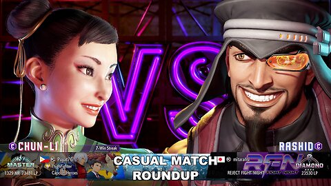 Kuya Kalbo SF6 Casual Match Roundup. Chun Li Master Rank [Hori Fight Stick]