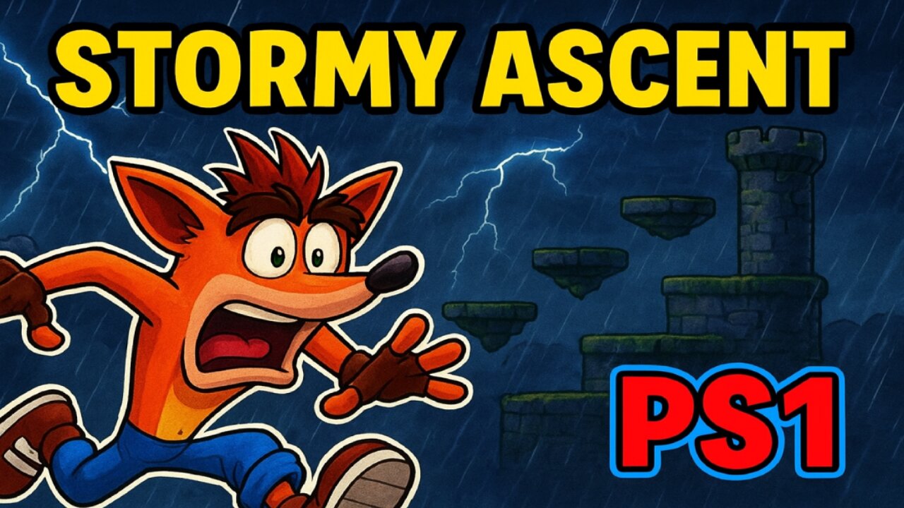 Stormy Ascent – Crash Bandicoot 1 (PS1) Hidden Level
