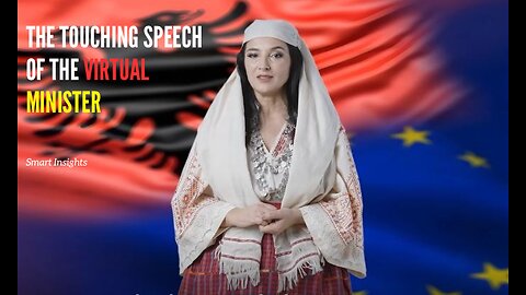 The touching speech of the virtual minister