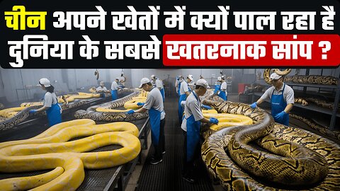 चमत्कारिक! चीन का सांप का गांव - Snake Farm Documentary in China 🐍