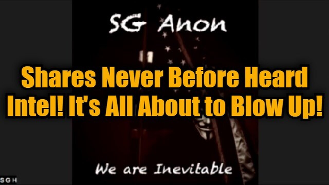 SG Anon: Shares Never Before Heard Intel! It's All About to Blow Up!