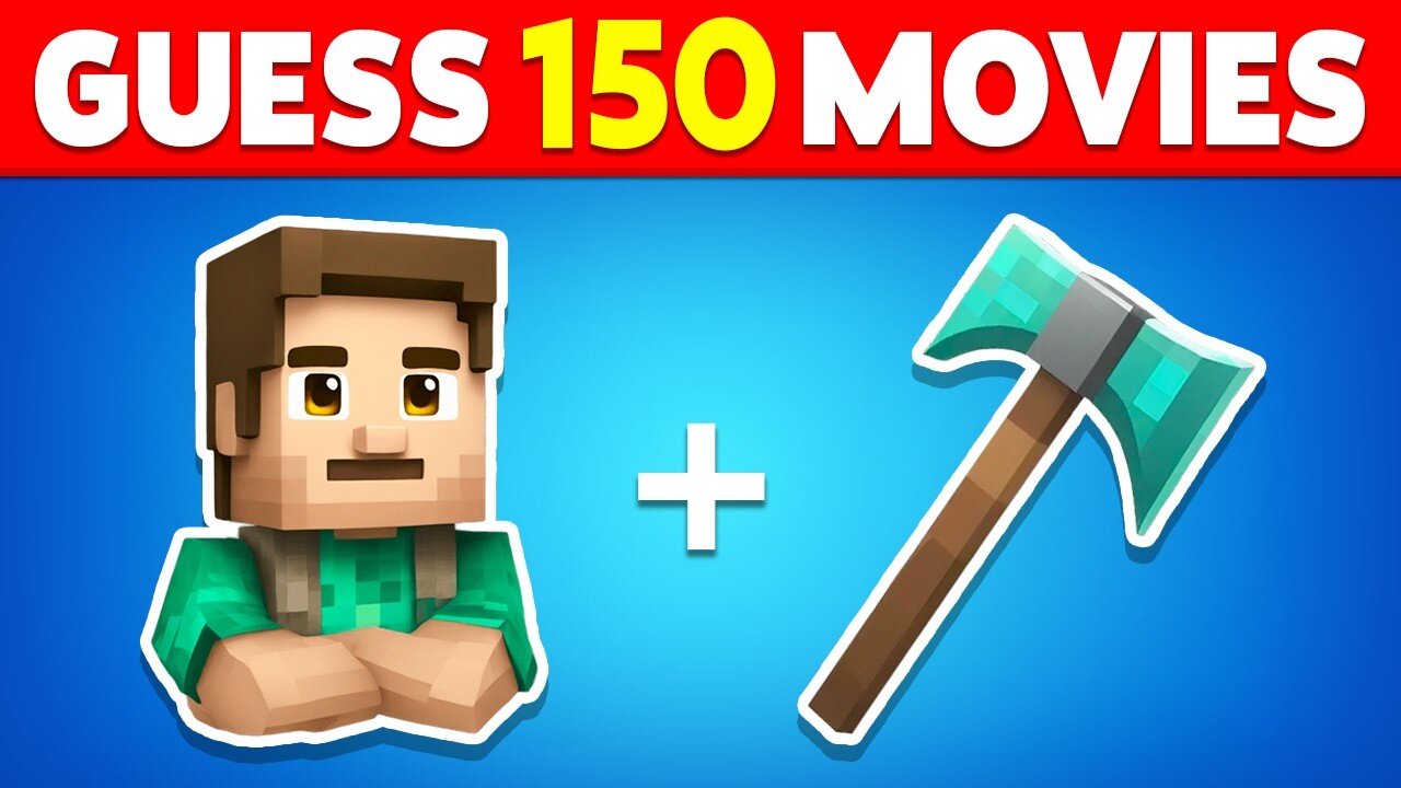 Guess The MOVIE By Emoji Quiz 🎬🍿 Movie Quiz | Minecraft 💎 Sonic 3 🦔 Squid Game 2