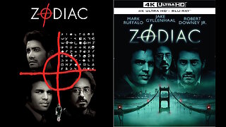 Zodiac [4K UHD & Blu-ray U.K Edition] Directed by David Fincher