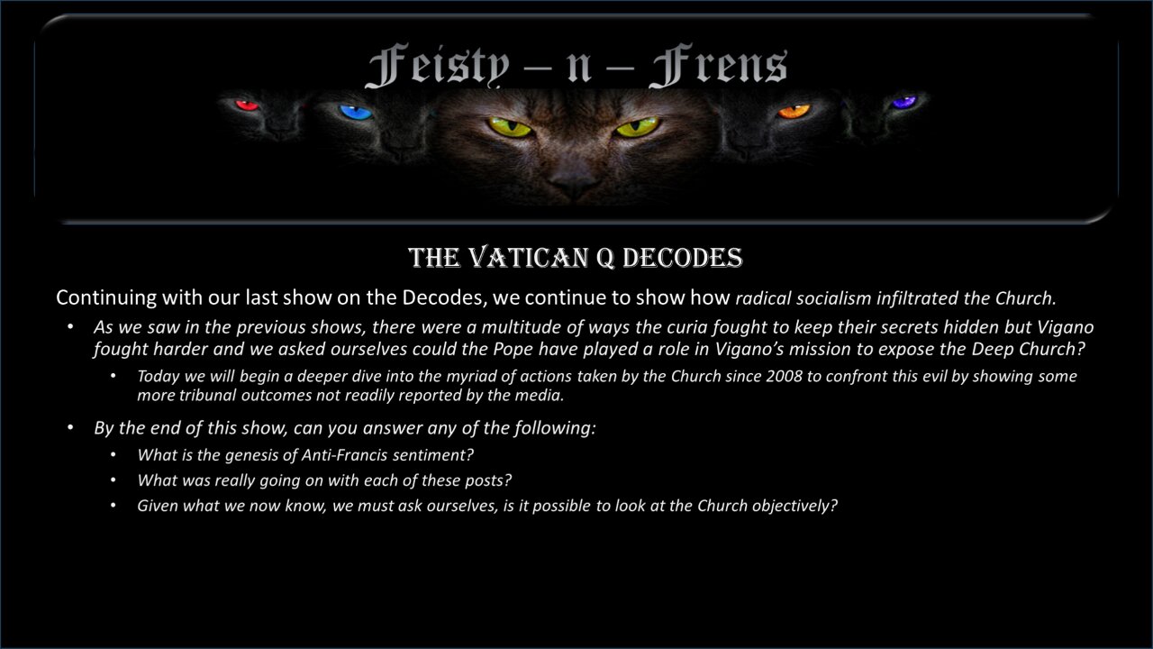 Vatican Decodes Continued