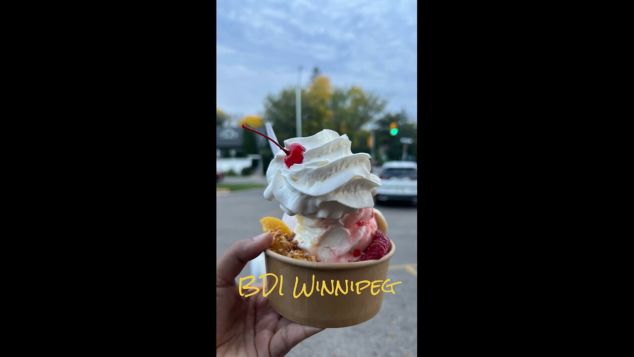 ⭕️Winnipeg's Best Ice Cream? (Bridge View Included!)