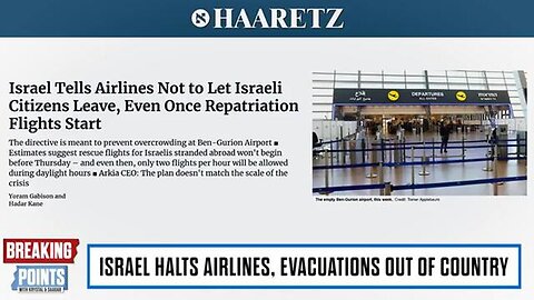 LOCK-DOWN: Israel BLOCKS ESCAPE, Wants US Citizen HUMAN SHIELDS as MANIACAL IRAN ATTACK BACKFIRES
