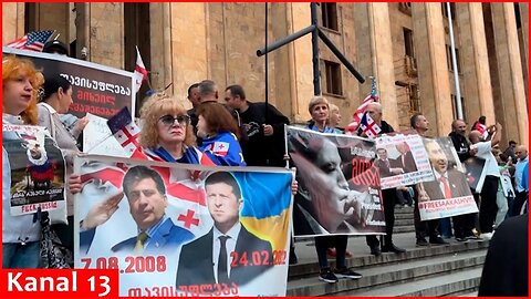 Thousand rally in Georgia as government continues crackdown on political opponents