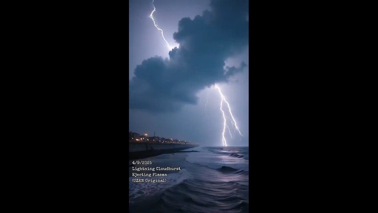 Walking Lighting caught on camera 😳😳