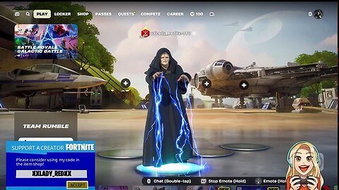 Emperor Palpatine Fortnite