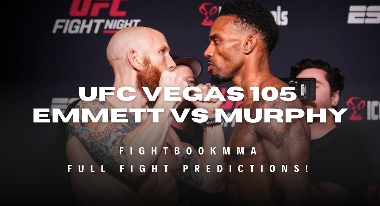 🔥 UFC Vegas 105 Fight Prediction: Josh Emmett vs Lerone Murphy — Who Wins? 👊