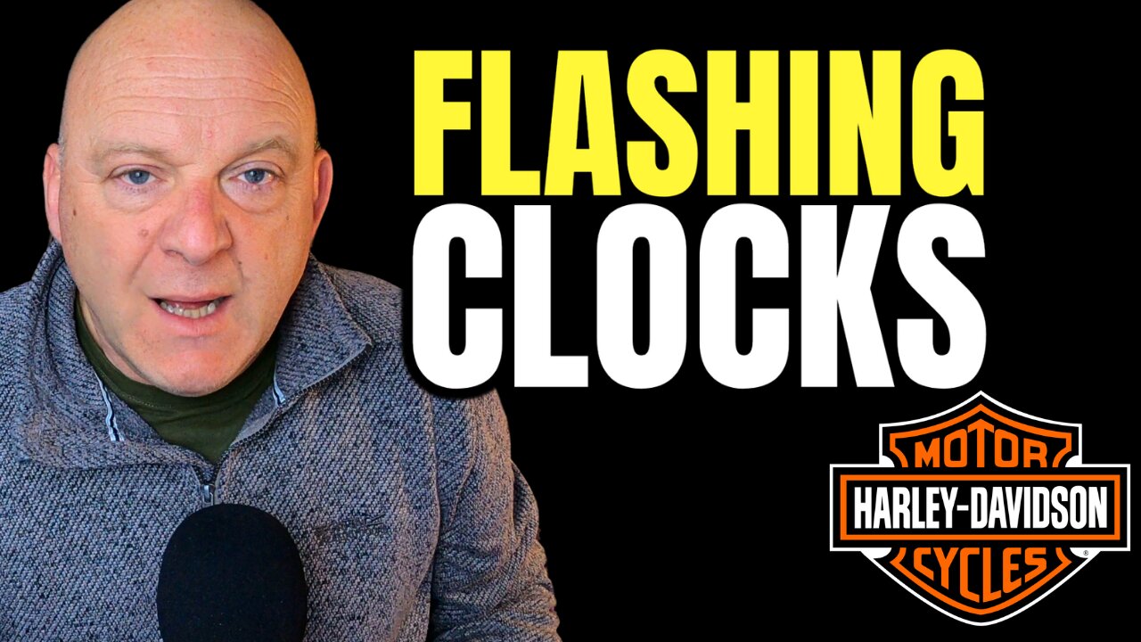 Harley Davidson Flashing Clock On Start | Why Does This Happen?