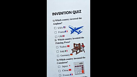 Invention Quiz
