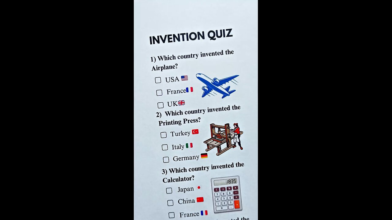 Invention Quiz