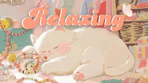 A Relaxing Day🌻 1 Hour Cafe Song🌸【Cute lofi music mix】💐 Relax Chill Study Stress Relief🌺
