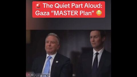 The 60 Minutes interview with Steve Witkoff and Jared Kushner where they admitted a Gaza “Master Plan” has been in the works for over 2 years was filmed on October 10, 2025 — which would mean… 🤨😳