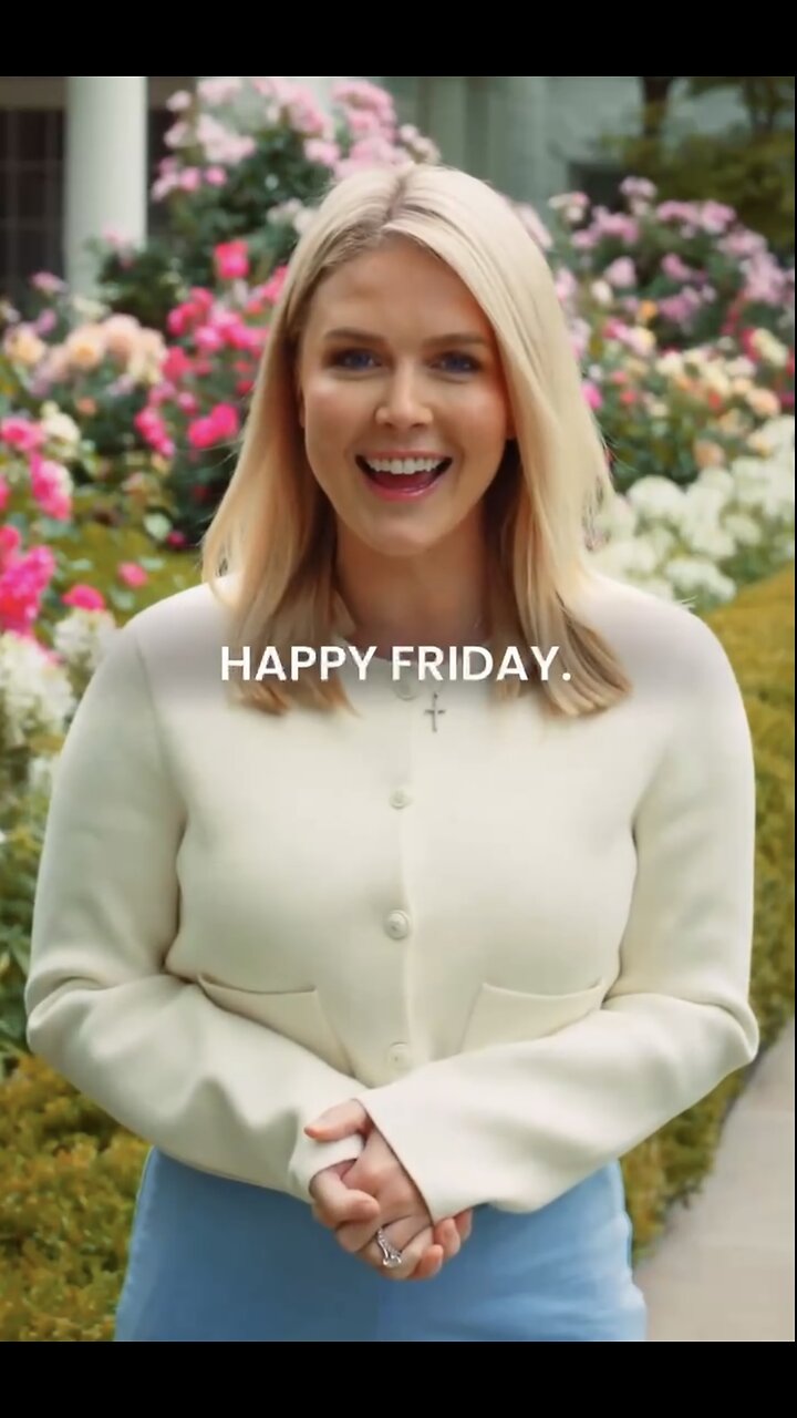 WHITE HOUSE PRESS SECRETARY🎬🌹👩🏛️🌷📷DELIVERS MAGA MINUTE NEWS🇺🇸🌼🏛️🌸🏆💫