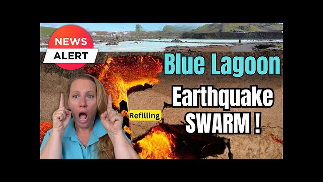 RIGHT UNDERNEATH the Blue Lagoon in Iceland ! This never happened before ! Is Magma coming up there