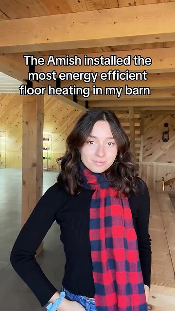 Amish Installed A Heating System In Her Barn That Is Super Efficient, Cost Effective, & Healthier