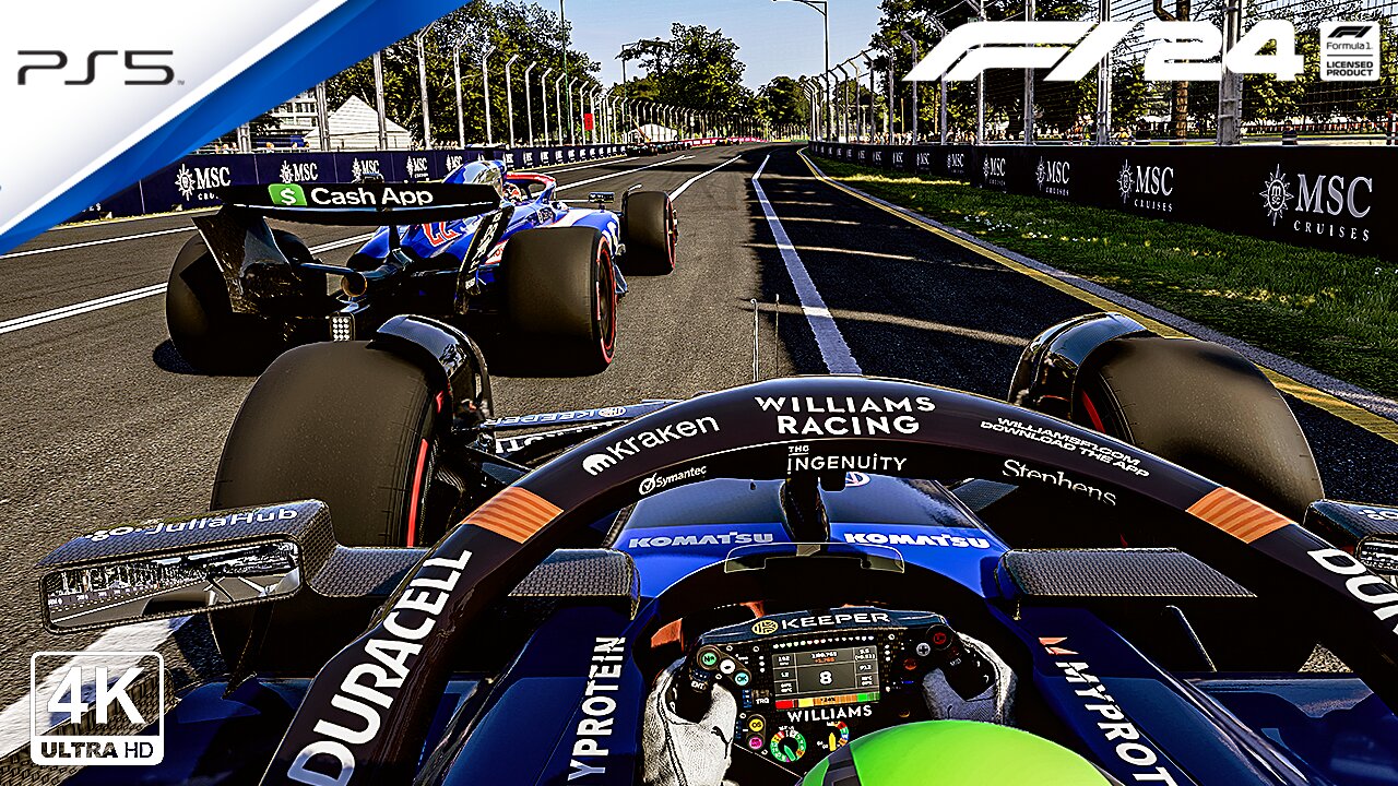 Franco Colapinto's HYPER Aggressive Australian GRAND PRIX Debut in F1 24!