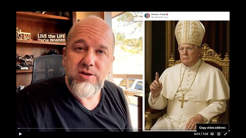 Why is Trump posing as the new pope? Why is he saying Canada will be the 51st state? mind blowing !?