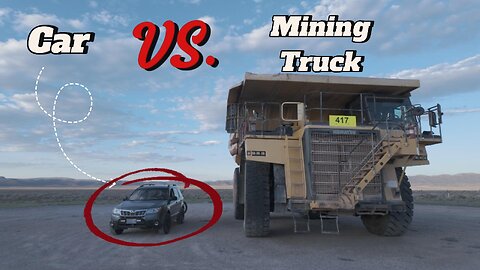 My Subaru compared to a MINING TRUCK!