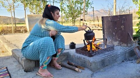 Cooking Amidst Iran’s Villages | Daily Routine Village Life in Iran | Nomadic Life in Iran