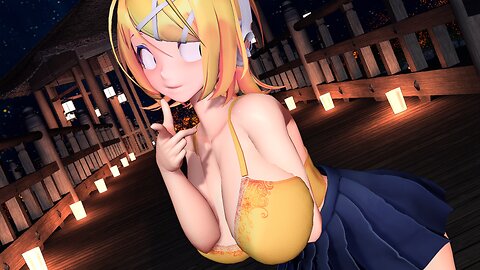 【Hot Dance】鏡音リン/Booo!【MMD】