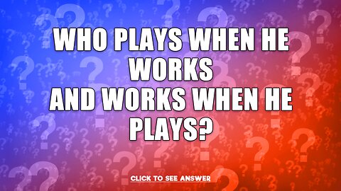 Do you know the answer to this riddle?