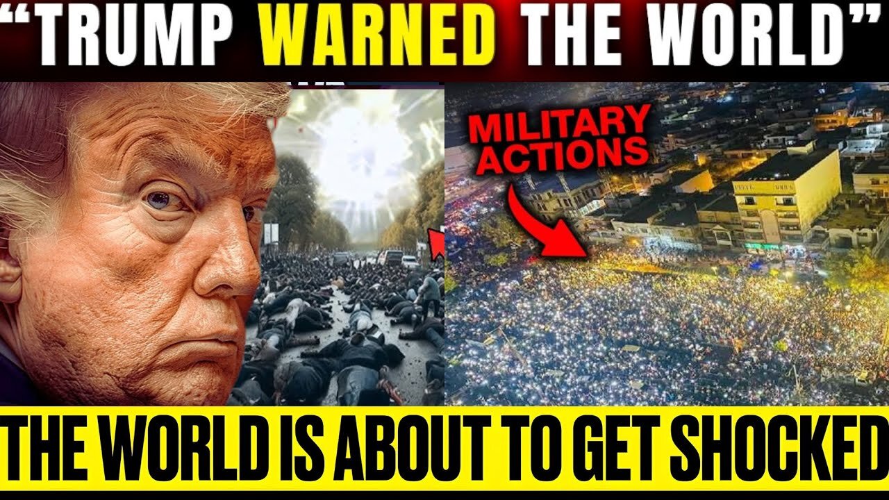 DONALD TRUMP JUST DROPPED A CHILLING WARNING – THE WORLD IS NOT READY! PROPHETIC WORD TODAY