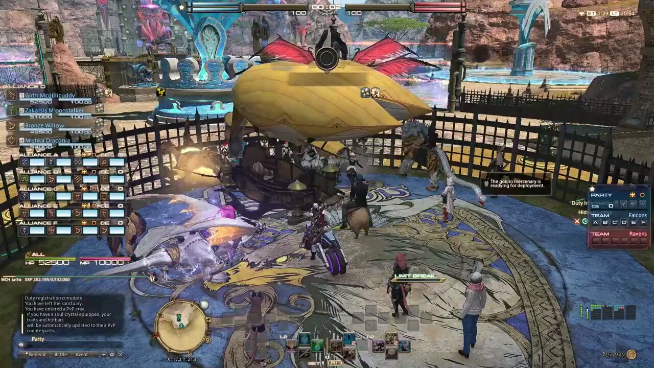 FXIV PvP Rival Wings Machinist support onslaught!!#ffxivgameplay #pvp #crystallineconflict