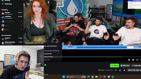 xQc on MrBeast’s 'Team Water' Charity Stream: "I Felt Like a Scammer"