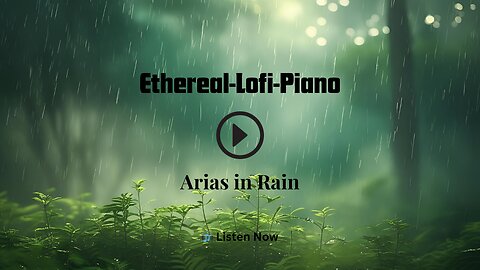 Arias in Rain – Piano Lofi with Whispered Operatic Tones