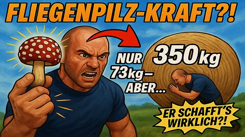 73kg gegen 350kg! Christophs Antrieb? Vielleicht der Pilzgeist! 🍄😉