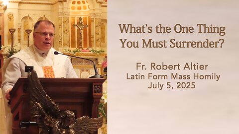 What's the One Thing You Need to Surrender?