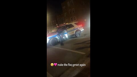 Chicago police officers were seen joining in on a massive water gun fight with residents
