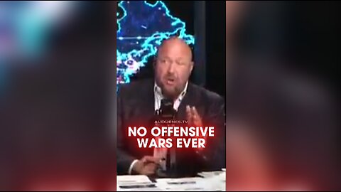 Alex Jones Will Never Be Pro Offensive War - 10/27/25