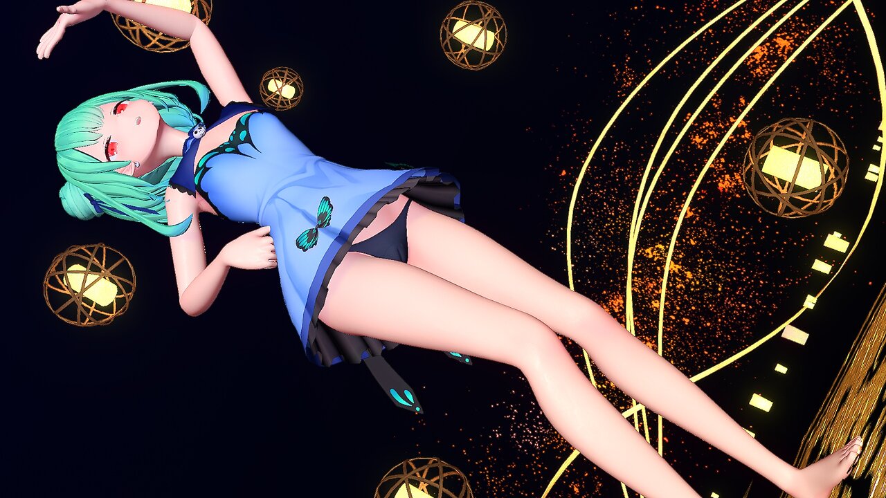 【Hot Dance】潤羽るし○/愛包ダンスホール【MMD】