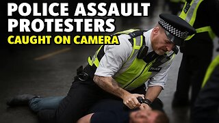 Shocking Police Overreach Caught on Camera: Peaceful Protesters Rammed to the Ground!