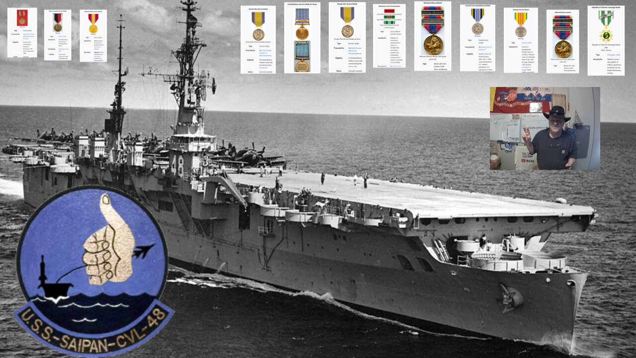 USS SAIPAN CVL-48/AVT-6/CC-3-ARLINGTON AGMR-2