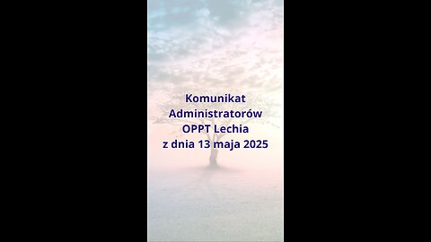 Komunikat administratorów OPPT Lechia ws. Przemysława Pojawy